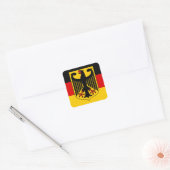duitsland embleem vierkante sticker (Envelop)