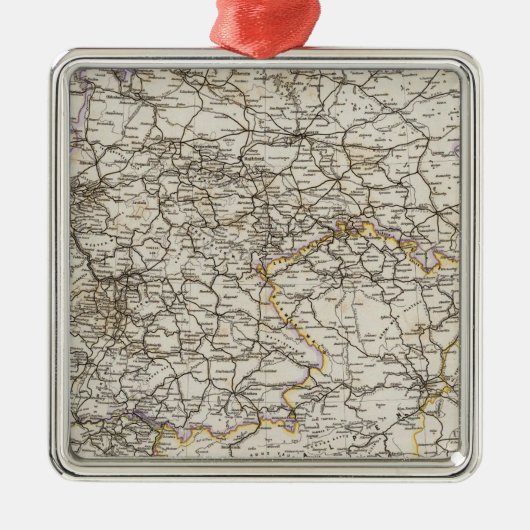 Duitsland en buurlanden metalen ornament (Voorkant)