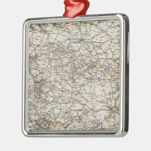 Duitsland en buurlanden metalen ornament (Links)