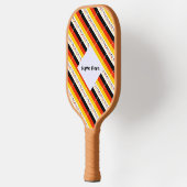 Duitsland en de Duitse vlag met Jouw naam Pickleball Paddle (Links)