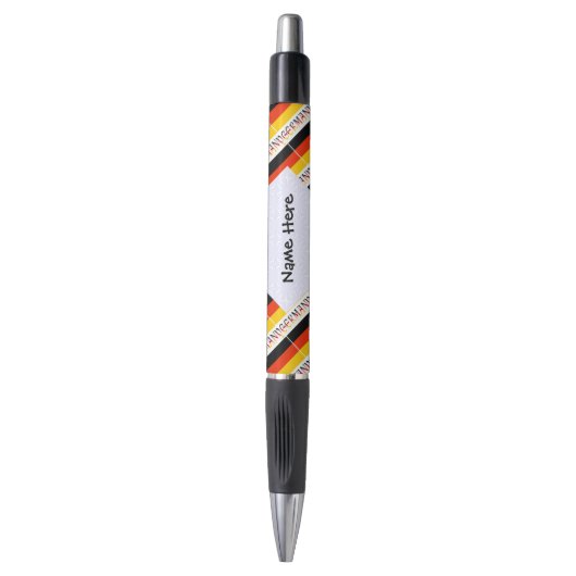 Duitsland en Duitse Vlag Getegeld Gepersonaliseerd Pen (Voorkant Verticaal)