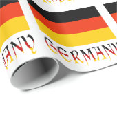 Duitsland en Duitse Vlag Gift Cadeaupapier (Rol Hoek)