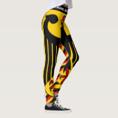 Duitsland en Duitse vlag mode, sport- en reisfan Leggings (Rechts)
