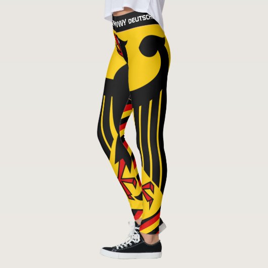 Duitsland en Duitse vlag mode, sport- en reisfan Leggings (Links)