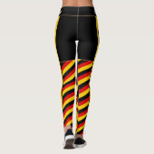 Duitsland en Duitse vlag mode, sport- en reisfan Leggings (Achterkant)