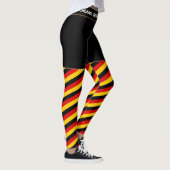 Duitsland en Duitse vlag mode, sport- en reisfan Leggings (Rechts)