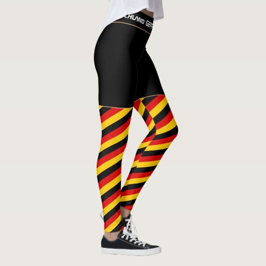 Duitsland en Duitse vlag mode, sport- en reisfan Leggings (Rechts)