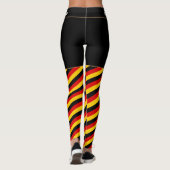 Duitsland en Duitse vlag mode, sport- en reisfan Leggings (Achterkant)