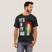 Duitsland en Iers Mix DNA-erfgoed T-shirt (Voorkant volledig)