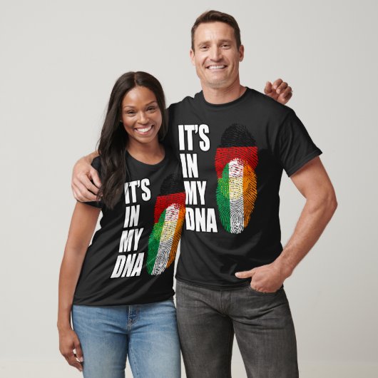 Duitsland en Iers Mix DNA-erfgoed T-shirt (Unisex)