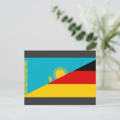 Duitsland en Kazachstan, Kazachstan Briefkaart (Staand voorkant)