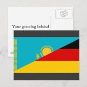 Duitsland en Kazachstan, Kazachstan Briefkaart (Voorkant / Achterkant)