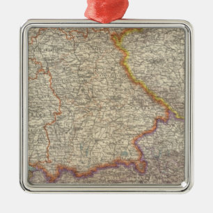 Duitsland en Oostenrijk 2 Metalen Ornament