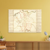 Duitsland en Oostenrijk 3 Canvas Afdruk (Insitu (Woonkamer))