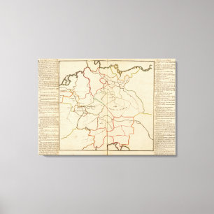 Duitsland en Oostenrijk 3 Canvas Afdruk