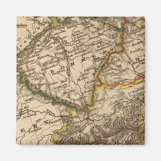 Duitsland en Oostenrijk 3 Magneet (Voorkant)