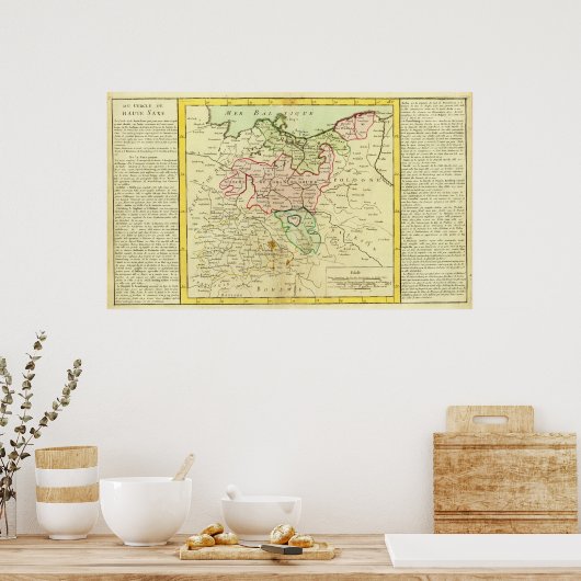 Duitsland en Polen Poster (Keuken)