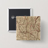 Duitsland en Polen Vierkante Button 5,1 Cm (Voorkant /achterkant)