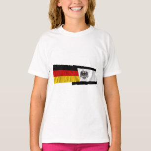 Duitsland en Preussen Waving Flags T-shirt