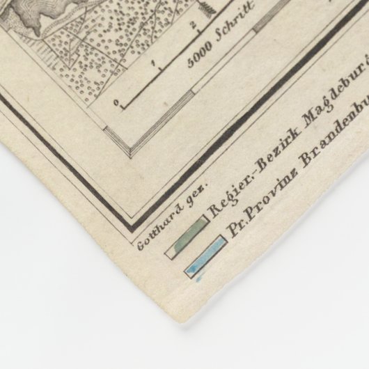 Duitsland en Pruisen Fleece Deken (Hoek)