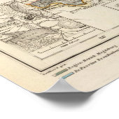 Duitsland en Pruisen Poster (Hoek)