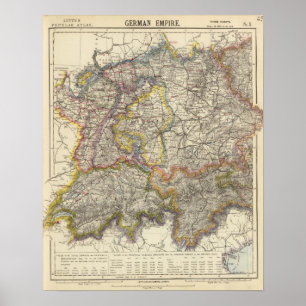 Duitsland en Zwitserland Poster
