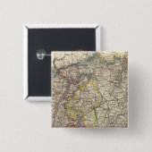 Duitsland en Zwitserland Vierkante Button 5,1 Cm (Voorkant /achterkant)