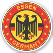 Duitsland, Essen Sticker (Voorkant)