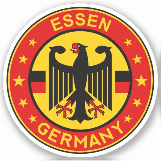 Duitsland, Essen Sticker (Voorkant)