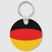 Duitsland Fisheye Flag Sleutelhanger (Voorkant)