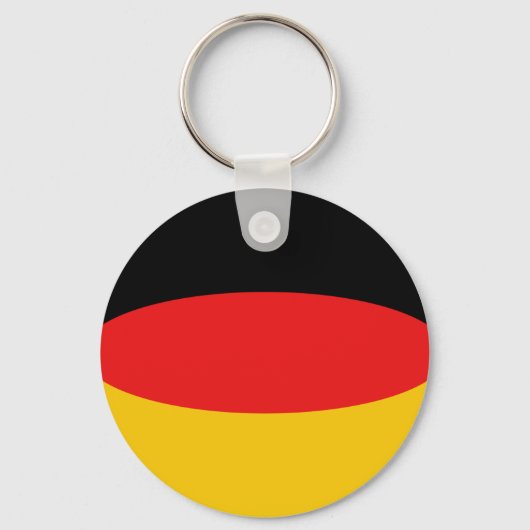 Duitsland Fisheye Flag Sleutelhanger (Voorkant)