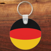 Duitsland Fisheye Flag Sleutelhanger (Voorkant)
