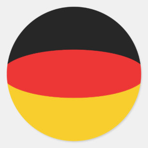 Duitsland Fisheye Flag Sticker