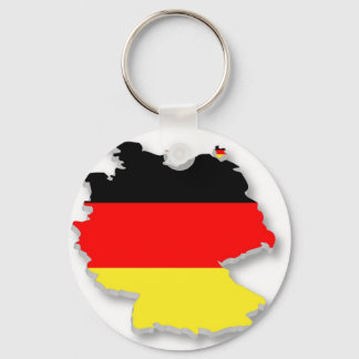 Duitsland Fla in de vorm van Duitsland Sleutelhanger