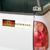 DUITSLAND FLAG BUMPERSTICKER (Op Truck)