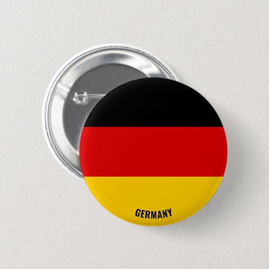 Duitsland Flag Charming Patriotic Ronde Button 5,7 Cm (Voorkant /achterkant)