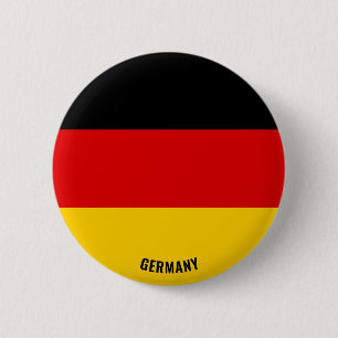 Duitsland Flag Charming Patriotic Ronde Button 5,7 Cm