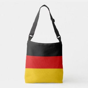 Duitsland Flag Colors Black Red Gold Deutsche Flag Crossbody Tas
