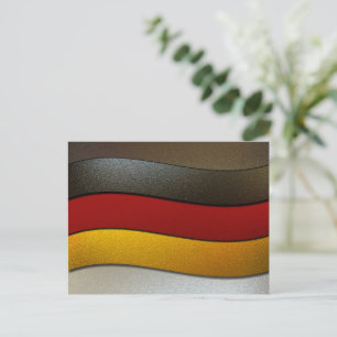 Duitsland Flag Colors-Chrome door Shirley Taylor Briefkaart