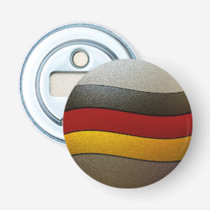 Duitsland Flag Colors-Chrome door Shirley Taylor Button Flesopener