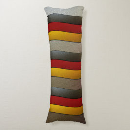 Duitsland Flag Colors-Chrome door Shirley Taylor Lichaamskussen