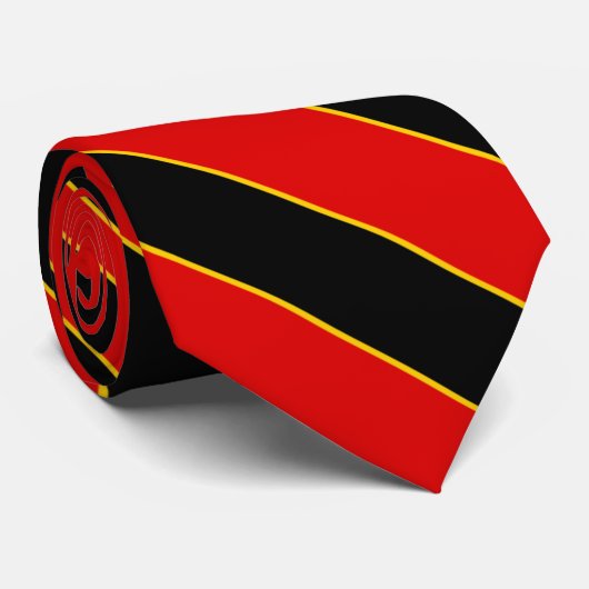 Duitsland Flag Colors Elegant Stropdas (Opgerold)