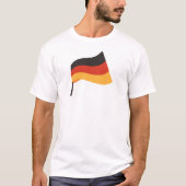 Duitsland Flag Design T-shirt (Voorkant)