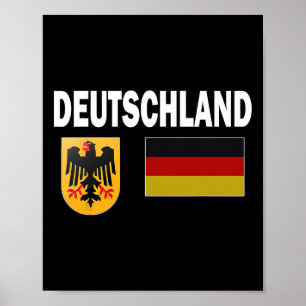 Duitsland: Flag Deutschland Love Gift Poster