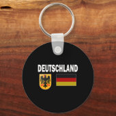 Duitsland: Flag Deutschland Love Gift Sleutelhanger (Voorkant)