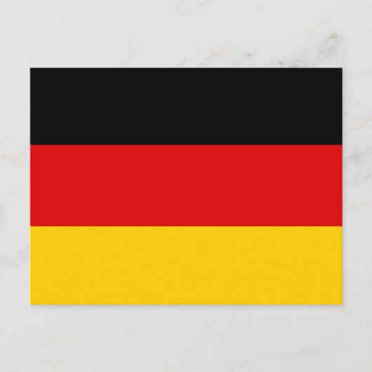 Duitsland Flag Deutschland Patriotic German Briefkaart (Voorkant)