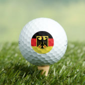 Duitsland Flag Emblem Golfballen (Insitu Shirt)