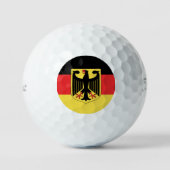 Duitsland Flag Emblem Golfballen (Voorkant)
