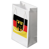 Duitsland Flag Emblem Klein Cadeauzakje (Achterkant Gekanteld)