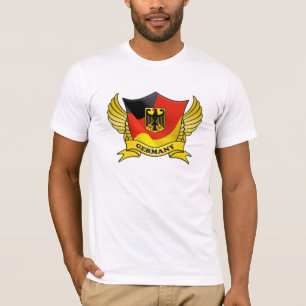 Duitsland Flag Emblem T-shirt
